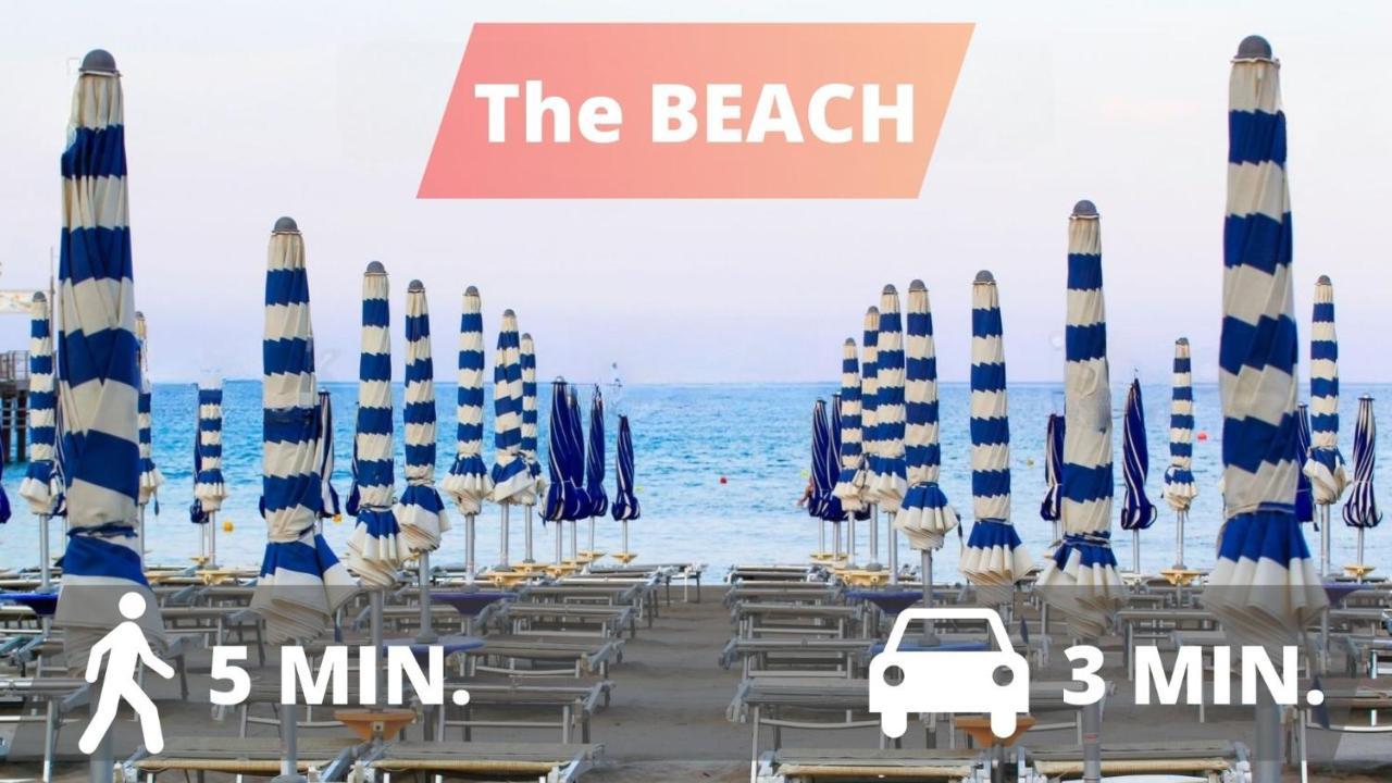Vista Mare & 300Mt Da Spiaggia Con Freeparking E Ac 莱圭利亚 外观 照片
